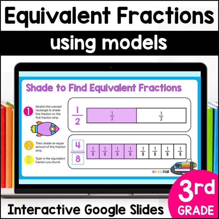 Equivalent Fractions Digital Hands On Activity - Using Models