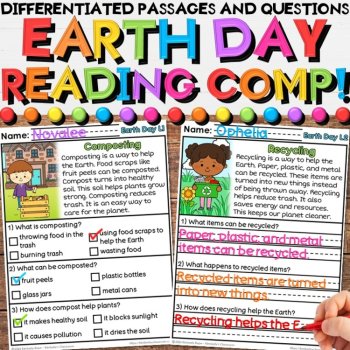Spring Reading Comprehension Passages Bundle - Non-Fiction, Informational, image 2