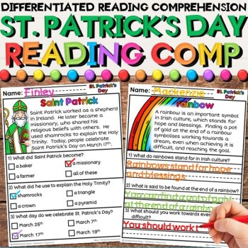 Spring Reading Comprehension Passages Bundle - Non-Fiction, Informational, image 4