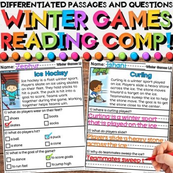 Social Studies Reading Comprehension Passages and Questions Growing Bundle, image 4