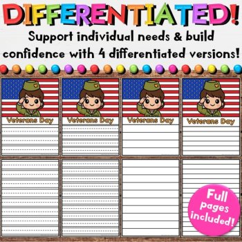 Veterans Day, Anzac Day, Remembrance Day | Crafts & Writing Activities, image 2