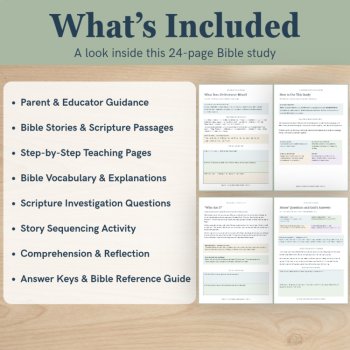 Moses and the Burning Bush Bible Study for Kids — Exodus 3–4, image 2