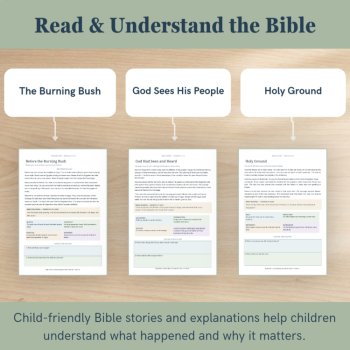 Moses and the Burning Bush Bible Study for Kids — Exodus 3–4, image 3