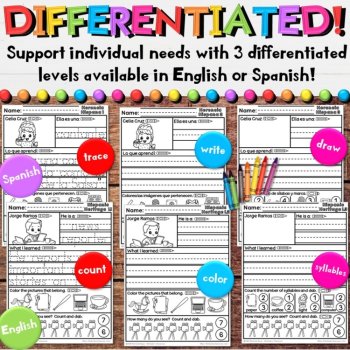 Hispanic Heritage Month Worksheets - Leaders in History Activities (Set 3), image 3