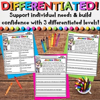 Arab Heritage Leaders Reading Comprehension Passages Sample FREEBIE, image 3