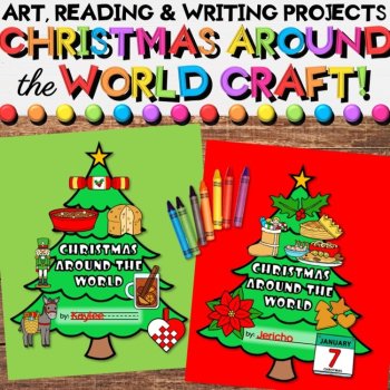 Christmas Around the World Crafts Bundle | Readers & Holiday Writing Activities, image 2