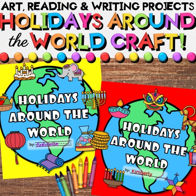 Holidays Around the World Craft, Readers & Writing Activities | Art Projects