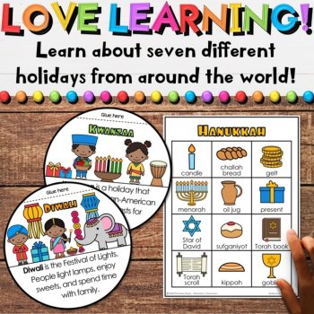 Holidays Around the World Craft, Readers & Writing Activities | Art Projects, image 2