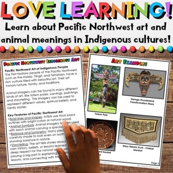 FREE Indigenous Animal Craft & Writing Activities | Native American Art Project, image 2