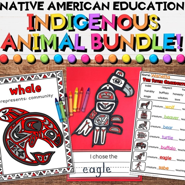 Animals in Indigenous Cultures Activities Bundle | Native American Heritage