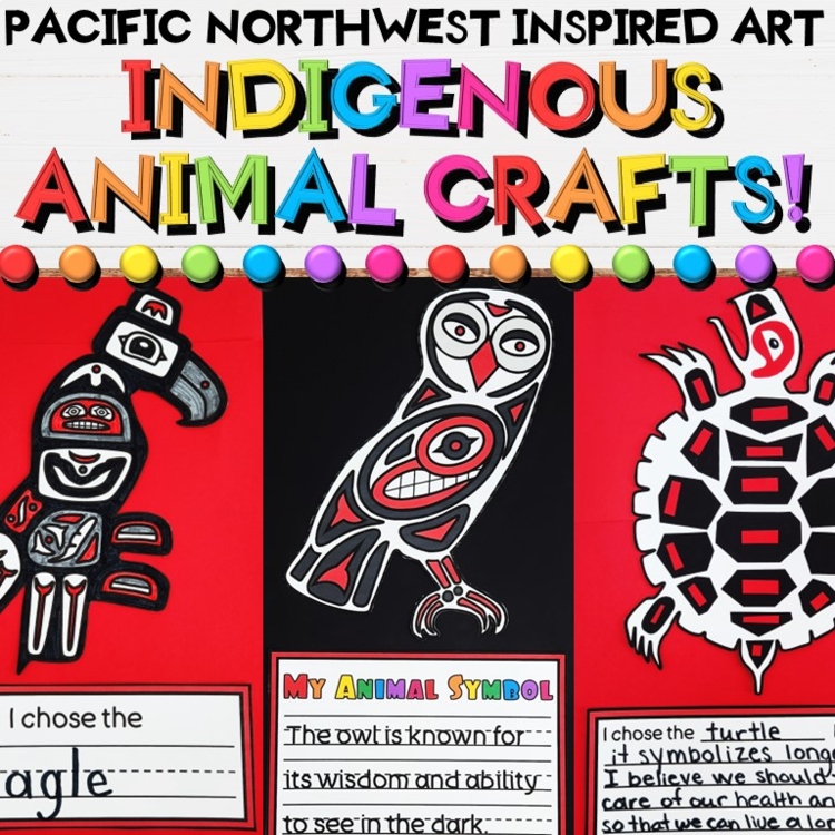 Indigenous Animal Crafts & Writing Activities | Native American Art Projects