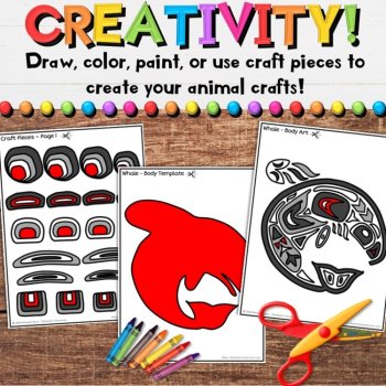 Indigenous Animal Crafts & Writing Activities | Native American Art Projects, image 3