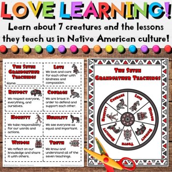 The Seven Grandfather Teachings Activities - Native American, Indigenous People, image 2