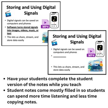 Digital vs Analog Signals for Communication Lesson | 6th, 7th, 8th Grade | WiFi, image 2
