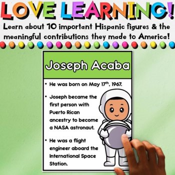 Hispanic Heritage Month Leaders Posters to Decorate Bulletin Boards (Set 2), image 2