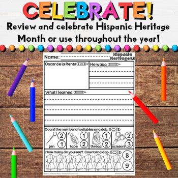Hispanic Heritage Month Worksheets - Leaders in History Activities (Set 2), image 4