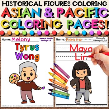 Asian American & Pacific Islander Heritage Leaders Activities Bundle (Set 1), image 2