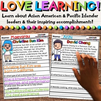 Asian American & Pacific Islander Heritage Reading Comprehension Passages Set 2, image 2