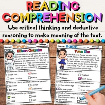 Asian American & Pacific Islander Heritage Reading Comprehension Passages Set 2, image 4
