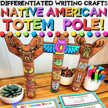 Native American Heritage Month Writing Crafts Bundle with Art Project Activities, image 2