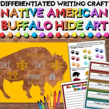 Native American Heritage Month Writing Crafts Bundle with Art Project Activities, image 4