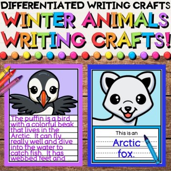 Arctic & Winter Animals Differentiated Bundle for 1st, 2nd, & 3rd Grade, image 4