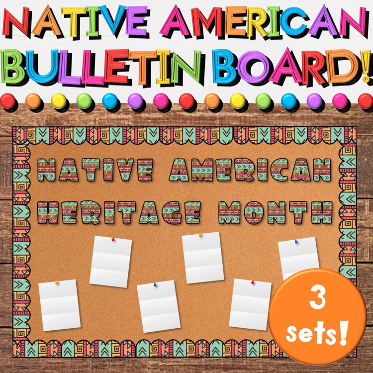 Native American Heritage Month Bulletin Board, Hallway, & Door Decorations
