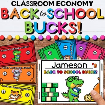Money Bundle - Printable Class Cash, Coins, & Wallets for a Classroom Economy, image 2