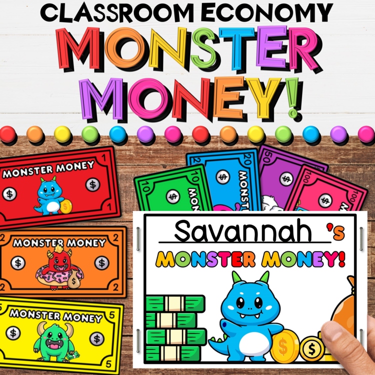 Monster Money - Printable Money & Coins for Creating a Classroom Economy