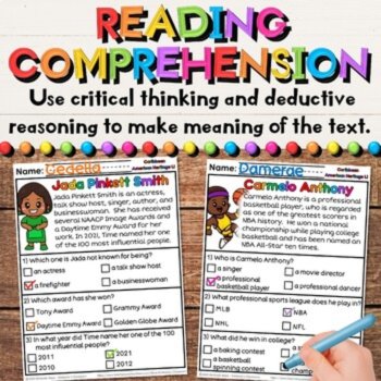 Caribbean American Heritage Reading Comprehension Social Studies Worksheets, image 4