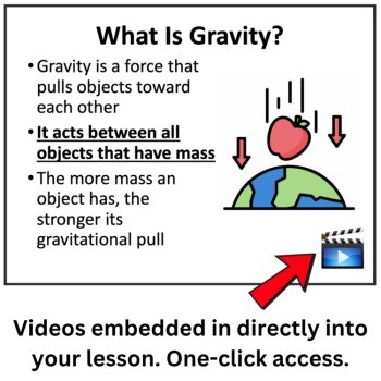 Gravitational Interactions - Mass and Distance Lesson | Solar System, Orbits, image 4