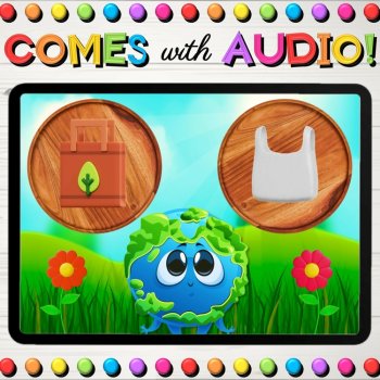 Earth Day Digital Task Card Game - Which One is Better for the Environment?, image 2
