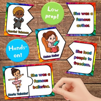 FREE Women's History Puzzle Activities with Important Facts About Each Figure, image 3