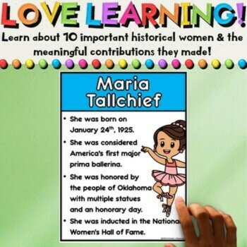 Women's History Diversity Posters with Names, Facts & Quotes for Social Studies, image 2