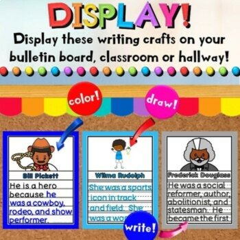 Black History Leaders Writing Crafts with Prompts & Biography Sheets - Set 1, image 2