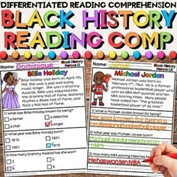 Black History Month Growing Bundle, Historical Figures Social Studies Activities, image 2