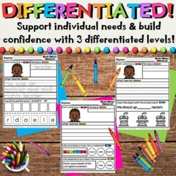 Black History Worksheets - Teaching Materials & Informative Writing Activities 1, image 3