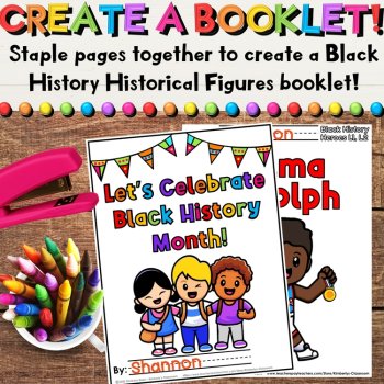 Black History Historical Figures Coloring Pages & Heroes Writing Activities, image 4