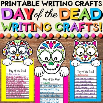 Day of the Dead Growing Activities Bundle | Math, Literacy, Social Studies, Art, image 2