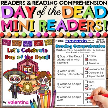 Day of the Dead Growing Activities Bundle | Math, Literacy, Social Studies, Art, image 3