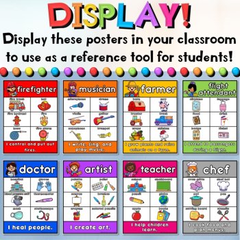 Community Helpers Posters for Elementary Job Exploration & Career Education, image 3