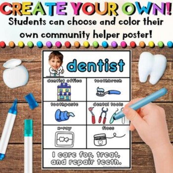 Community Helpers Posters for Elementary Job Exploration & Career Education, image 4