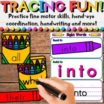 High Frequency Sight Word Centers & Play Mat Activities for Back to School, image 3