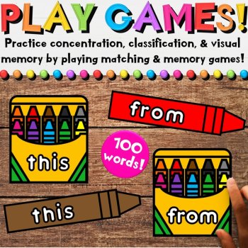 High Frequency Sight Word Centers & Play Mat Activities for Back to School, image 4