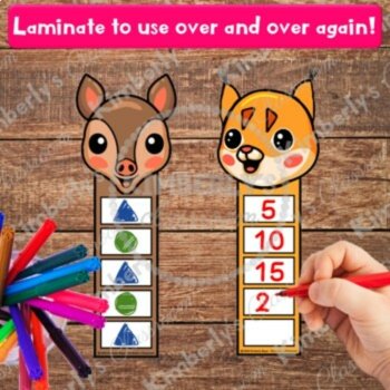 Safari Bookmarks for African Animal End of Year & Back to School Student Gifts, image 3