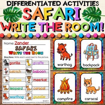 Write the Room Bundle with Movement & Writing Activities for Brain Break, image 2