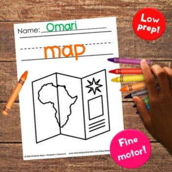 Safari & African Animals Summer Coloring - Vocabulary, Tracing, Writing, Drawing, image 3