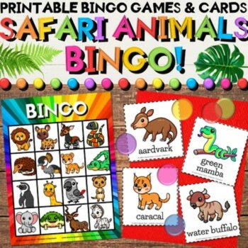 Safari Growing Bundle with African Animals End of the Year Activities, image 2