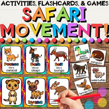 Movement Activities Growing Bundle with Brain Break Games for Self Regulation, image 3