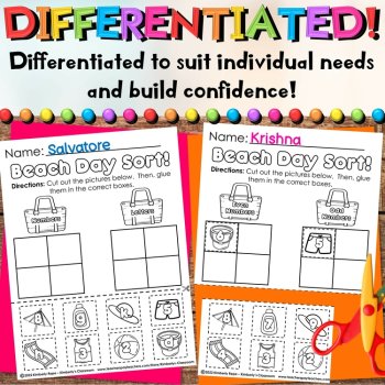 Summer & End of Year Review Worksheets with Math & Writing Practice Activities, image 3